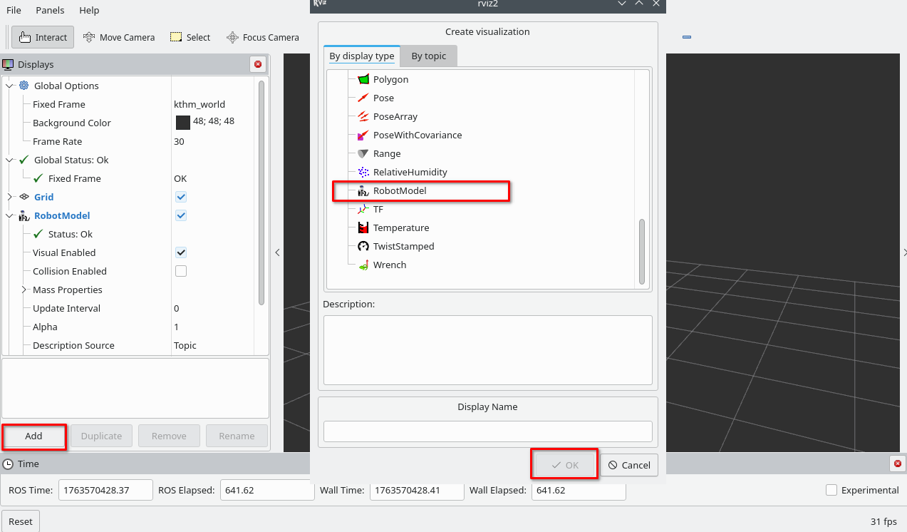Adding RobotModel